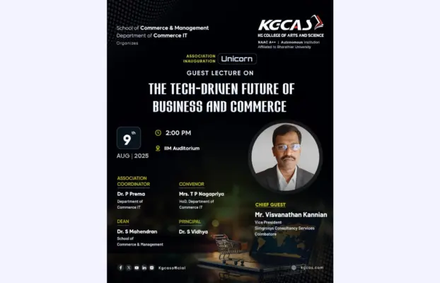 Guest Lecture on The Tech-Driven Future of Business and Commerce