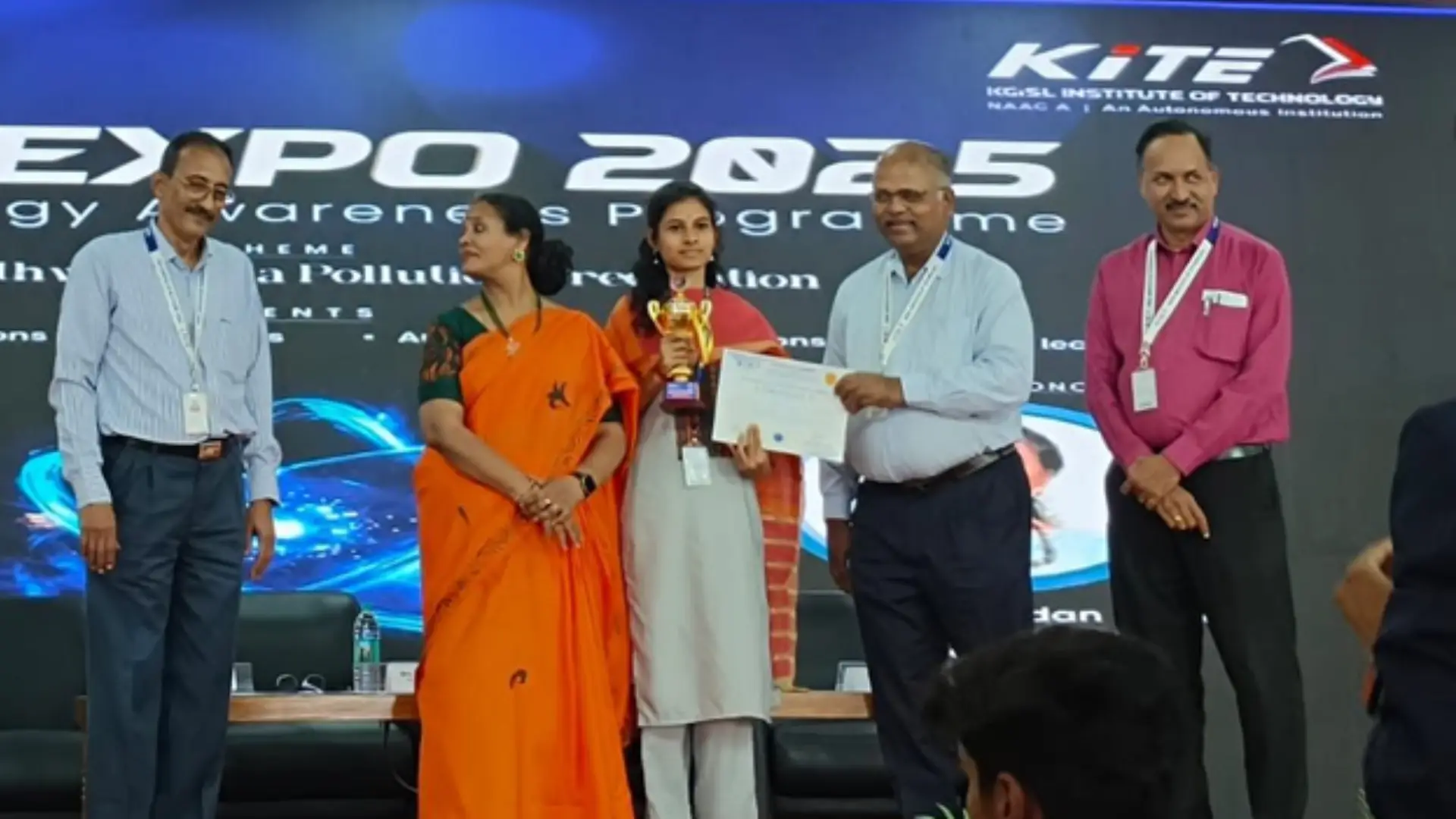 Sri Ambal P (2024 Batch) Secures First Place in Poster Creation (English).