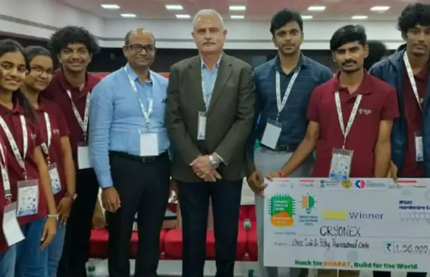 B.Sc. ECS Students Emerge as Winners at Smart India Hackathon 2025.