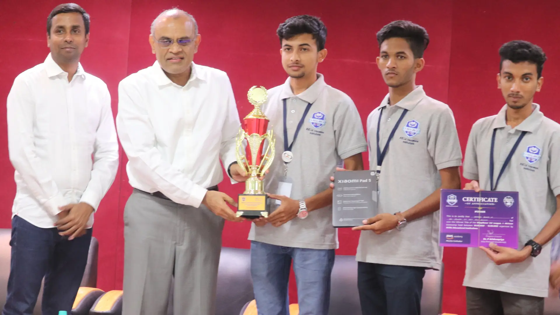 I B.Sc. ECS Students Win First Prize in Deep Racer 2.0 League – 48 Hour ...