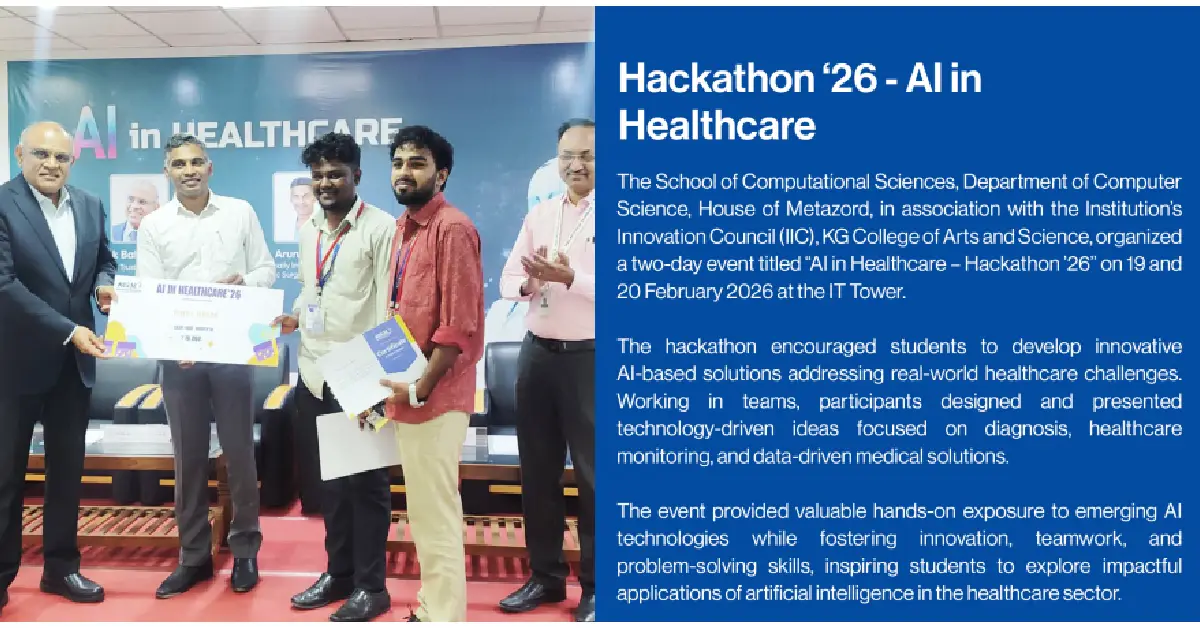 Hackathon ’26 – Al in Healthcare