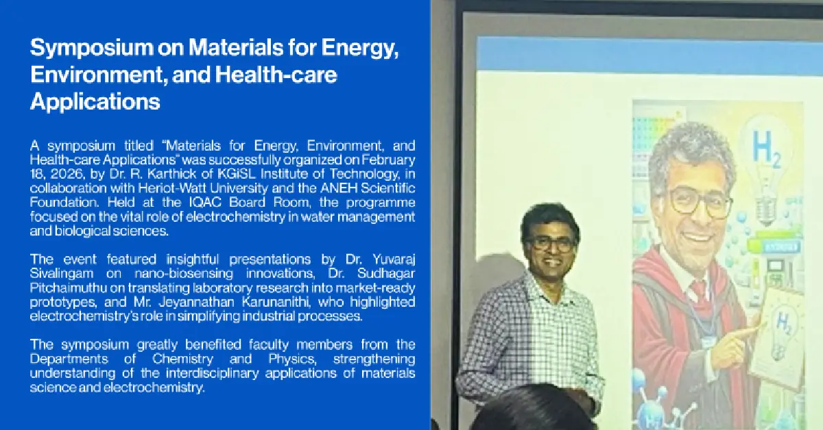Symposium on Materials for Energy, Environment, and Health-care Applications