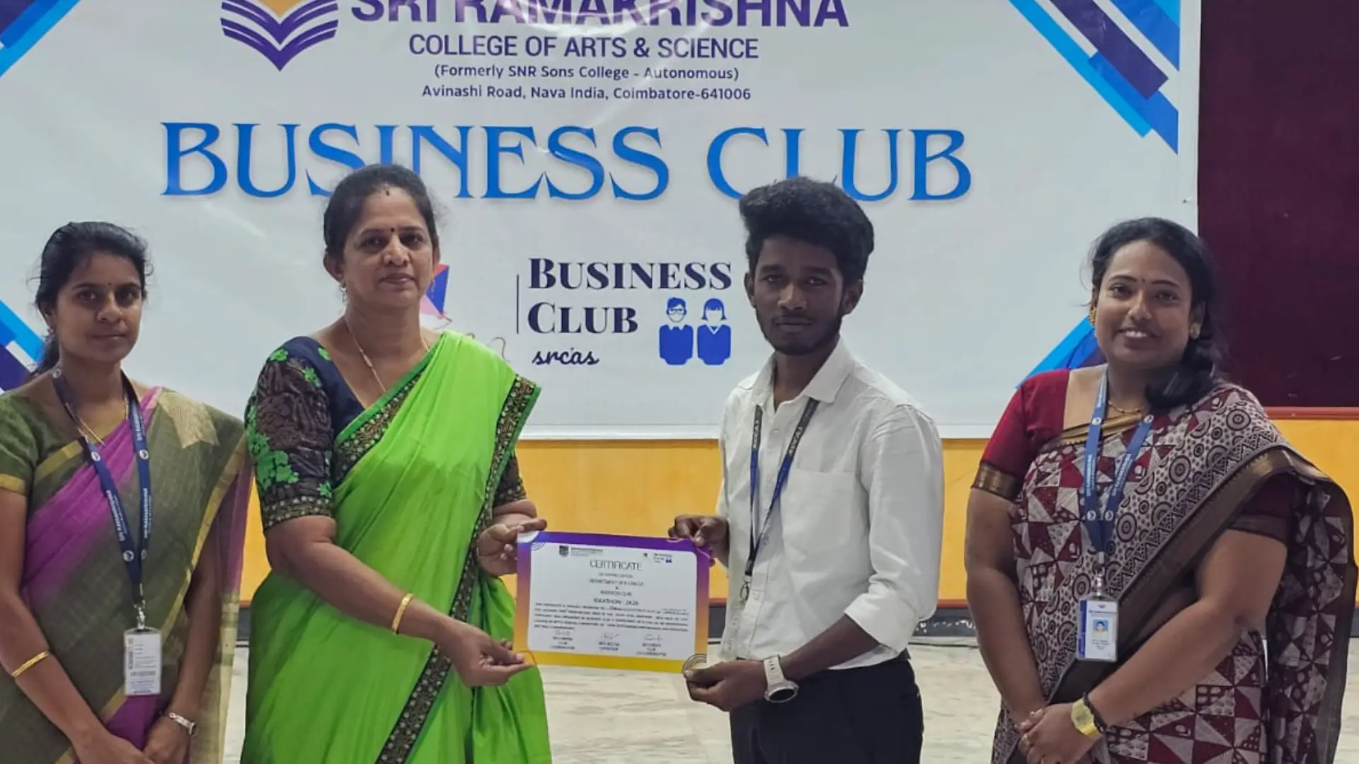 Praveen Gowtham K M of II B.Sc. ECS Secures First Prize at State Level Ideathon 2K26.