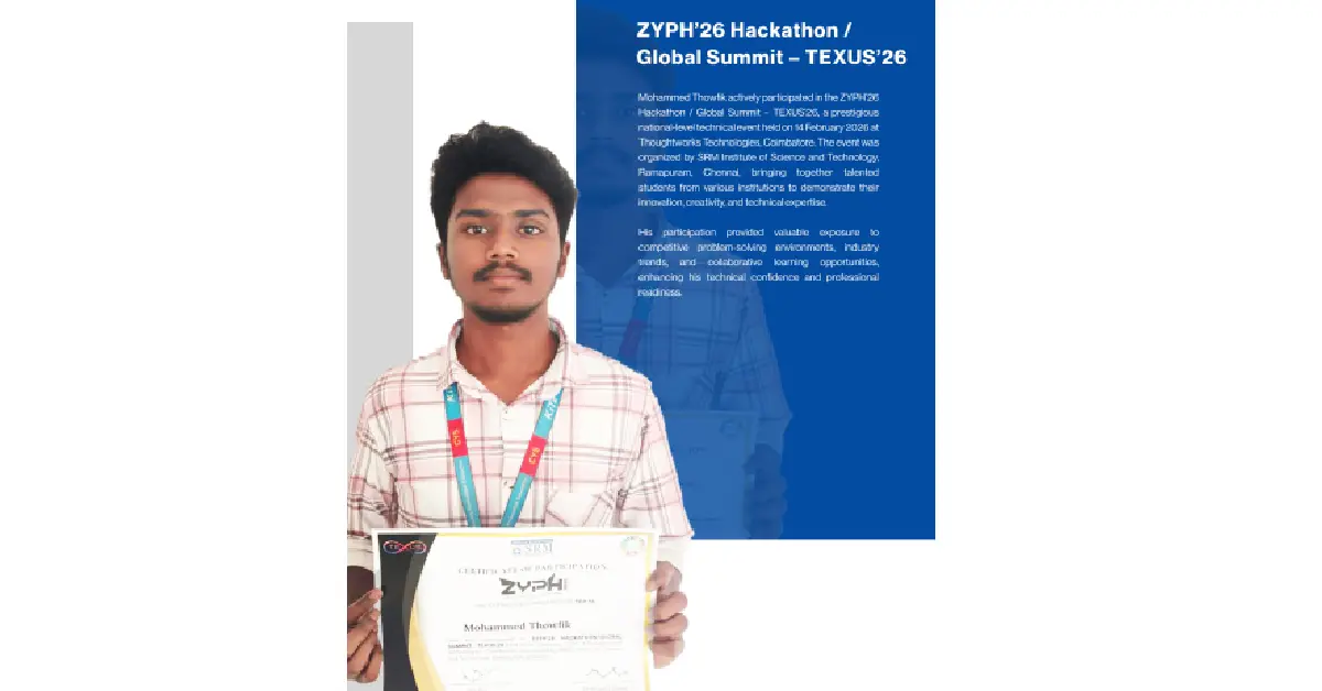 ZYPH’26 Hackathon /Global Summit – TEXUS’26